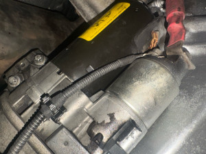 Photo de galerie - Remplacement démarreur BMW f20 + réparation du faisceau électrique 