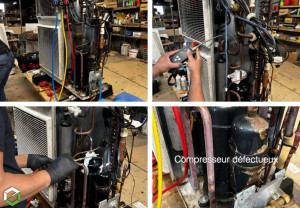 Photo de galerie - Changement de compresseur 