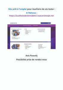 Photo de galerie - Création site internet