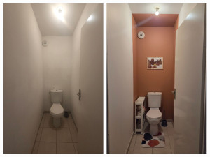 Photo de galerie - Lissage goutelette et peinture décorative 