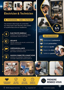 Photo de galerie - Électricien professionnel – Dépannage rapide 7j/7 – Fibre, Alarme, Caméra