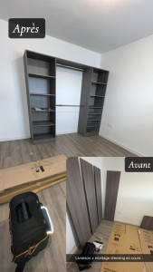 Photo de galerie - Montage dressing Casto