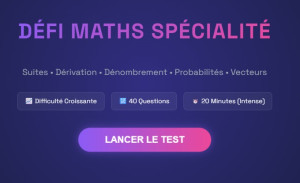 Photo de galerie - Quiz de maths pour vérifier les acquis niveau terminale