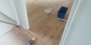 Photo de galerie - Pose de parquet flottant
