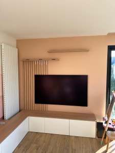 Photo de galerie - Agencement d’un meuble télé 