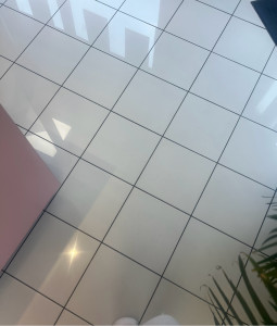 Photo de galerie - Sol nettoyé en profondeur, rendu propre et brillant après intervention. 