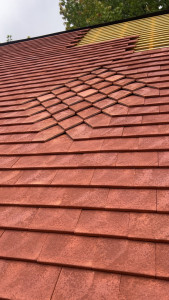 Photo de galerie - Motif sur de la tuile plate 