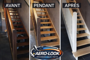 Photo de galerie - ✨ Quand le design rencontre le savoir-faire ✨ Cet escalier n’est pas seulement un moyen de monter, c’est une véritable pièce maîtresse de l’espace. Lignes soignées, finitions impeccables et harmonie parfaite avec l’intérieur 