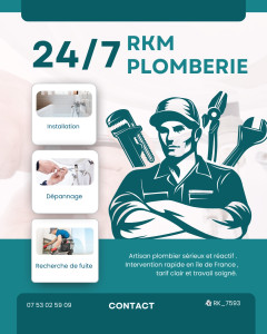 Photo de galerie - Flyer plomberie 