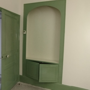 Photo de galerie - Rénovation d'un placard encastré et de là face murale 