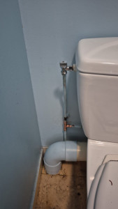 Photo de galerie - Remplacement robinet d'arrêt WC