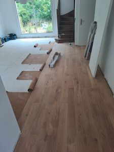 Photo de galerie - Pose de parquet - Revêtement de sol