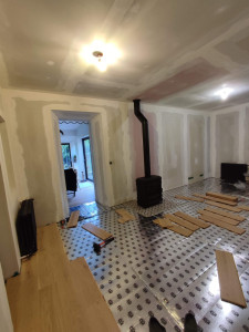 Photo de galerie - Pose de parquet - Revêtement de sol