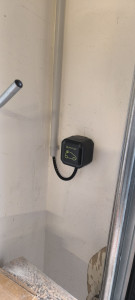 Photo de galerie - Pose d'une prise renforcée 16A pour véhicules électriques.