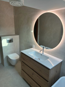 Photo de galerie - 100x100cm salle bain clés en main 