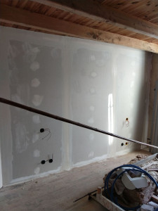 Photo de galerie - Réalisation des bandes en cours. 