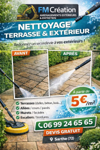 Photo de galerie - Nettoyage de vos extérieurs