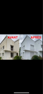 Photo de galerie - Décapage et mise en peinture en deux couches