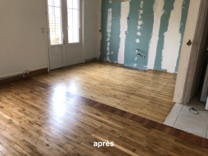 Photo de galerie - Rénovation de parquet 