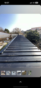 Photo de galerie - Pose de bac, acier 