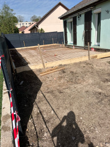 Photo de galerie - Coffrage dalle béton