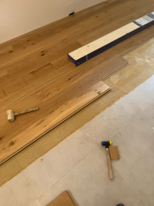 Photo de galerie - Pose de parquet - Revêtement de sol