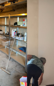 Photo de galerie - Peinture, montage étagères etc…. 