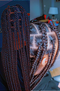 Photo de galerie - Knowless braids