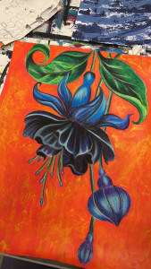 Photo de galerie - Tableau à la craie grasse