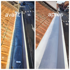 Photo de galerie - Rénovation de chenaux 