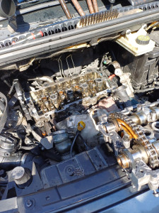 Photo de galerie - Moteur 1.6 hdi remplacement chaine double arbre à cames +distribution maladie PSA 