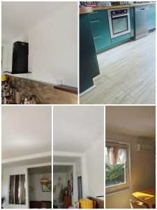 Photo de galerie - Rafraîchissement des peintures, murs, plafonds et placards de cuisine 