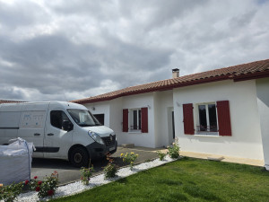 Photo de galerie - Ravalement façade jatxou
