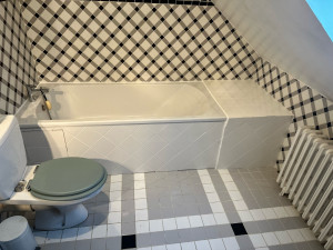 Photo de galerie - Pose de baignoire + tablier en carrelage 