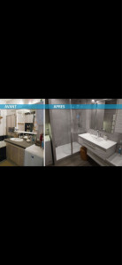Photo de galerie - Rénovation salle de bain 