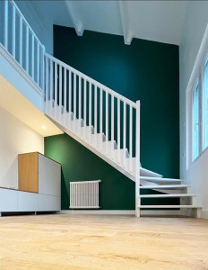 Photo de galerie - Enduits murs et peinture/repeindre escalier 