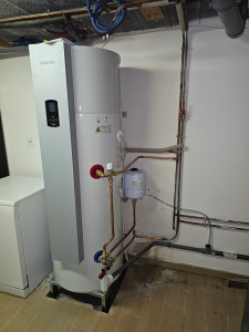 Photo de galerie - Installation chauffe-eau thermodynamique (air ambiant)