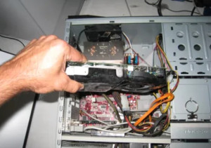 Photo de galerie - Mise en place carte graphique