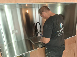 Photo de galerie - Installation de cuisine en inox
