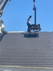 Photo de galerie - Pose des faîtage tuile mécanique 