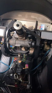 Photo de galerie - Changement de colonne de direction 