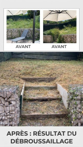 Photo de galerie - Debroussaillage jardin