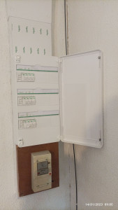 Photo de galerie - Remplacement de tableau électrique 