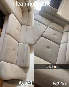 Photo de galerie - Nettoyage canapé 