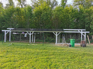 Photo de galerie - Mise en place des panneaux