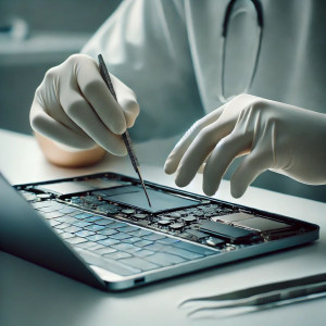 Photo de galerie - Remplacement batterie ordinateur portable 