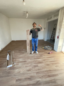 Photo de galerie - Pose de parquet - Revêtement de sol