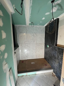 Photo de galerie - Rénovation salle de bain, lot carrelage et plomberie