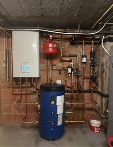 Photo de galerie - Une Installation de pompe à chaleur 