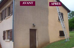 Photo de galerie - Nettoyage façade 